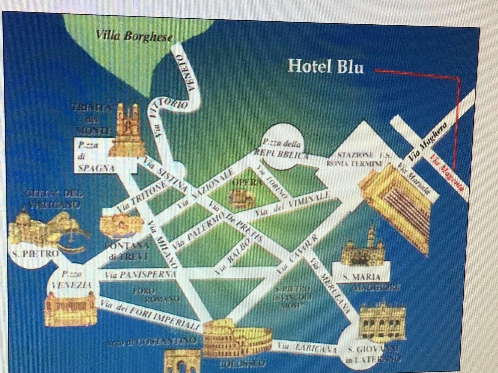Hotel Soggiorno Blu Rom Exterior foto